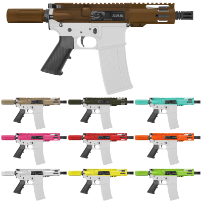 AR-15 .223/5.56 5" Barrel 4" Handguard M Lok| ''PUMPKIN-F MARK II'' Pistol Kit