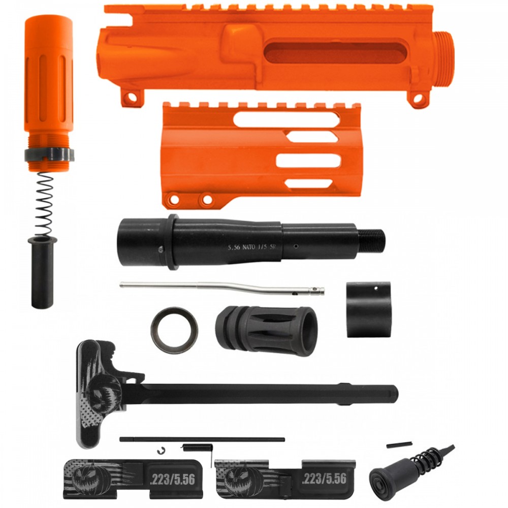 AR-15 .223/5.56 5" Barrel 4" Handguard M Lok| ''PUMPKIN-F MARK II'' Pistol Kit