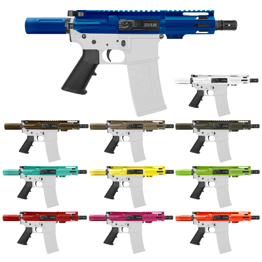 AR-15 .223/5.56 5" Barrel 4" Handguard M Lok| ''PUMPKIN-F MARK II'' Pistol Kit