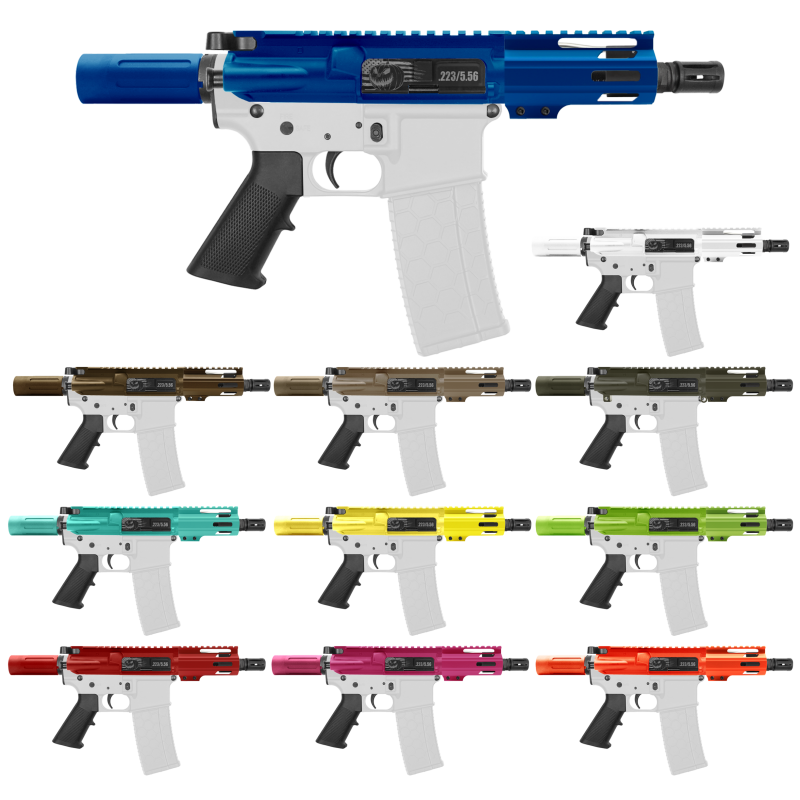 AR-15 .223/5.56 5" Barrel 4" Handguard M Lok| ''PUMPKIN-F MARK II'' Pistol Kit