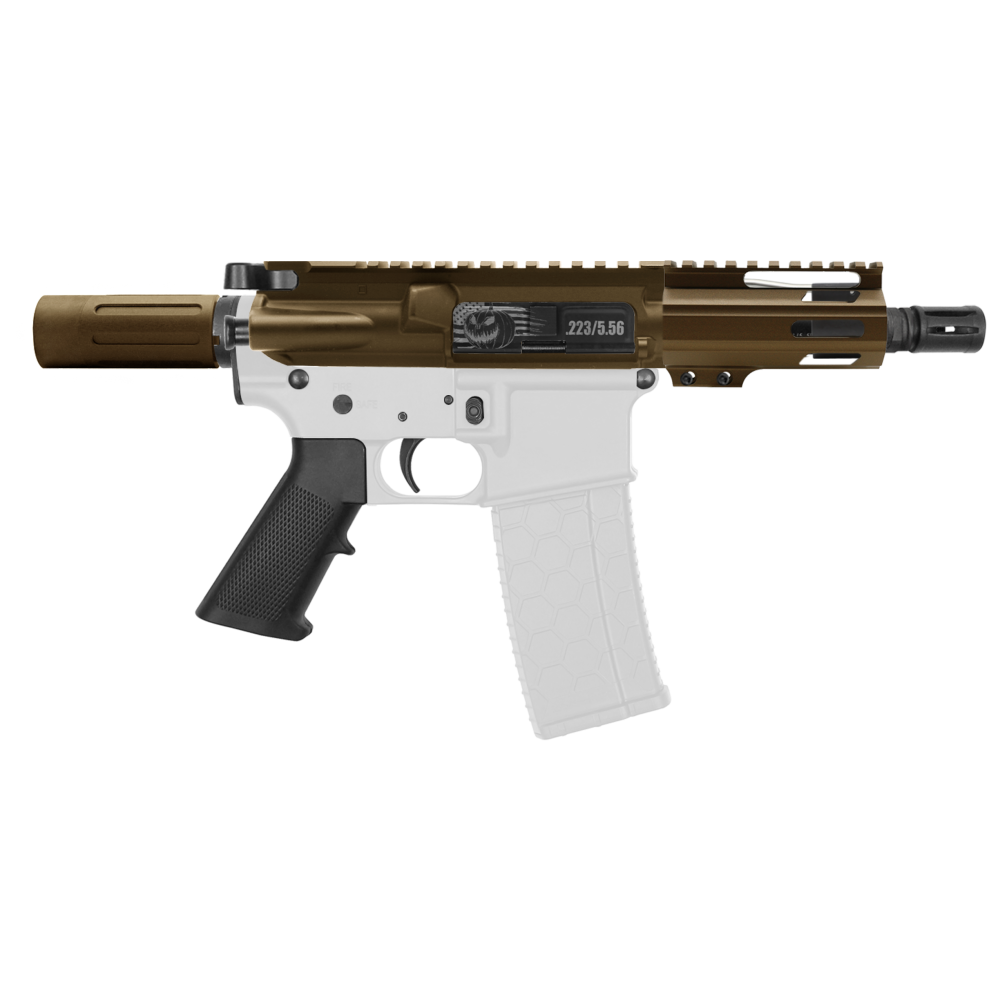 AR-15 .223/5.56 5" Barrel 4" Handguard M Lok| ''PUMPKIN-F MARK II'' Pistol Kit