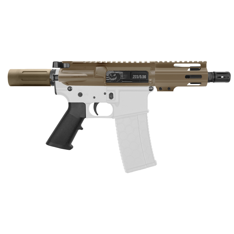 AR-15 .223/5.56 5" Barrel 4" Handguard M Lok| ''PUMPKIN-F MARK II'' Pistol Kit