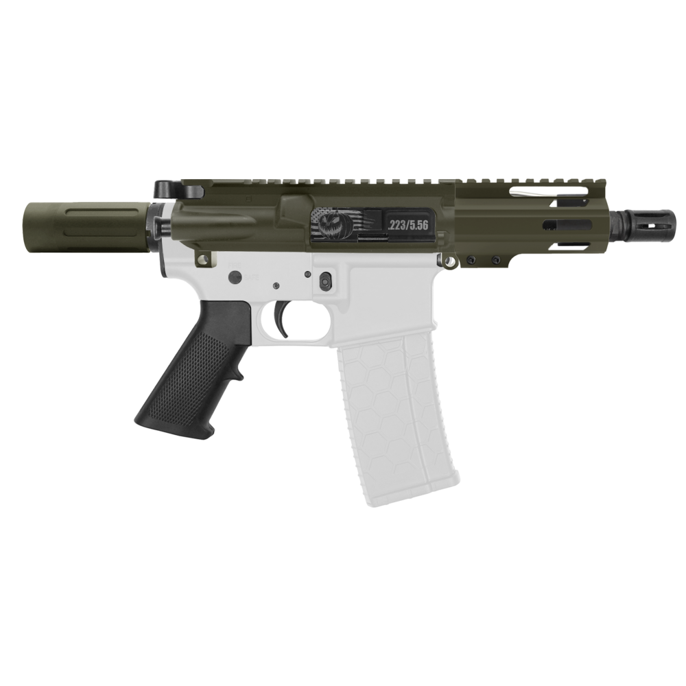AR-15 .223/5.56 5" Barrel 4" Handguard M Lok| ''PUMPKIN-F MARK II'' Pistol Kit