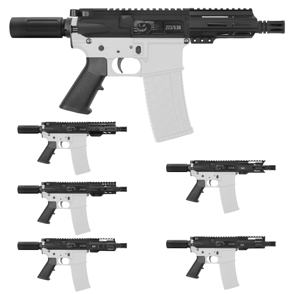 AR-15 .223/5.56 5" Barrel 4" Handguard M Lok| ''PUMPKIN-F'' Pistol Kit