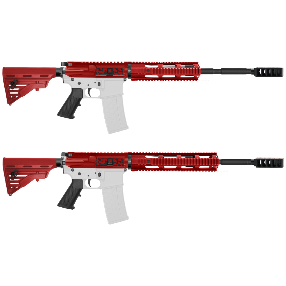 AR-15 .223/5.56 16" BARREL W/ HANDGUARD SIZE OPTION | ''RED CAM-FAR'' CARBINE KIT