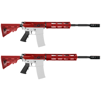 AR-15 .223/5.56 16" BARREL W/ HANDGUARD SIZE OPTION | ''RED CAM-FAR'' CARBINE KIT