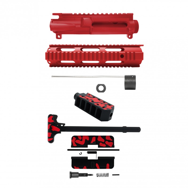 AR-15 .223/5.56 16" BARREL W/ HANDGUARD SIZE OPTION | ''RED CAM-FAR'' CARBINE KIT