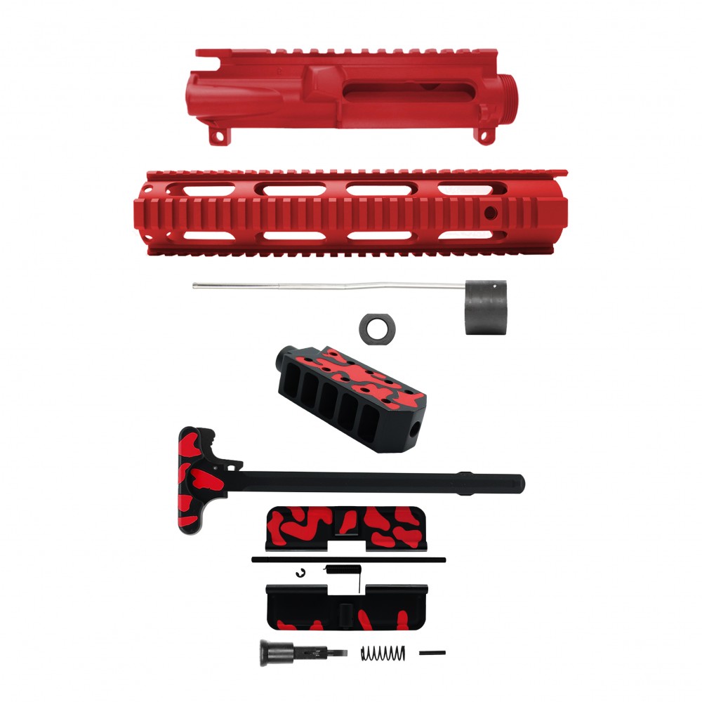 AR-15 .223/5.56 16" BARREL W/ HANDGUARD SIZE OPTION | ''RED CAM-FAR'' CARBINE KIT