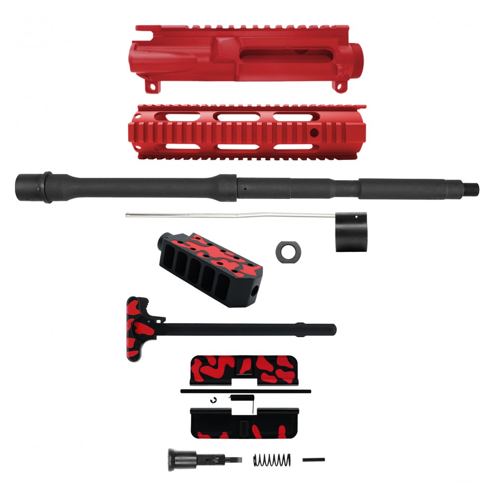AR-15 .223/5.56 16" BARREL W/ HANDGUARD SIZE OPTION | ''RED CAM-FAR'' CARBINE KIT AR-15 .223/5.56 16" BARREL W/ HANDGUARD SIZE OPTION | ''RED CAM-FAR'' CARBINE KIT
