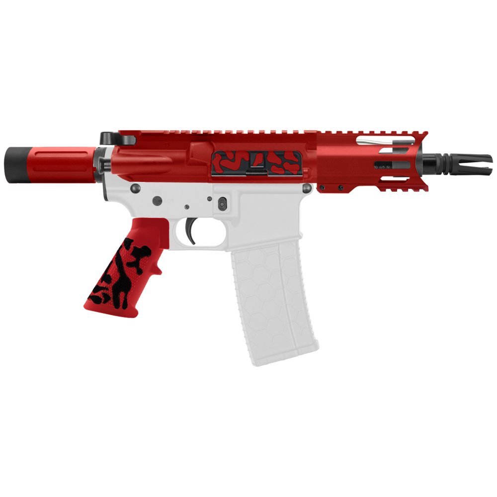 AR-15 .223/5.56 5" BARREL W/ 4'' HANDGUARD | ''RED CAM-FMLR4C'' PISTOL KIT AR-15 .223/5.56 5" BARREL W/ 4'' HANDGUARD | ''RED CAM-FMLR4C'' PISTOL KIT