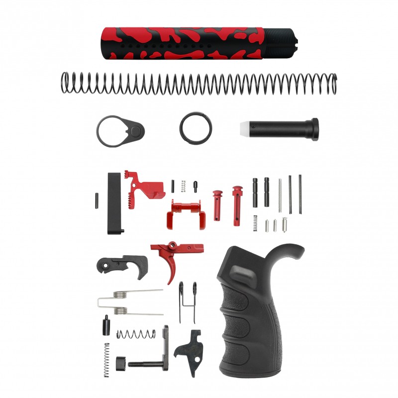 AR-15 .223/5.56 5" BARREL W/ 4'' HANDGUARD | ''RED CAM-FMLUS4D'' PISTOL KIT