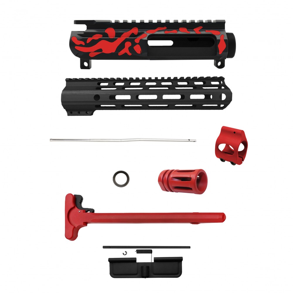 AR-15 .223/5.56 16" BARREL W/ HANDGUARD SIZE OPTION | ''RED CAM-FMLUSD'' CARBINE KIT