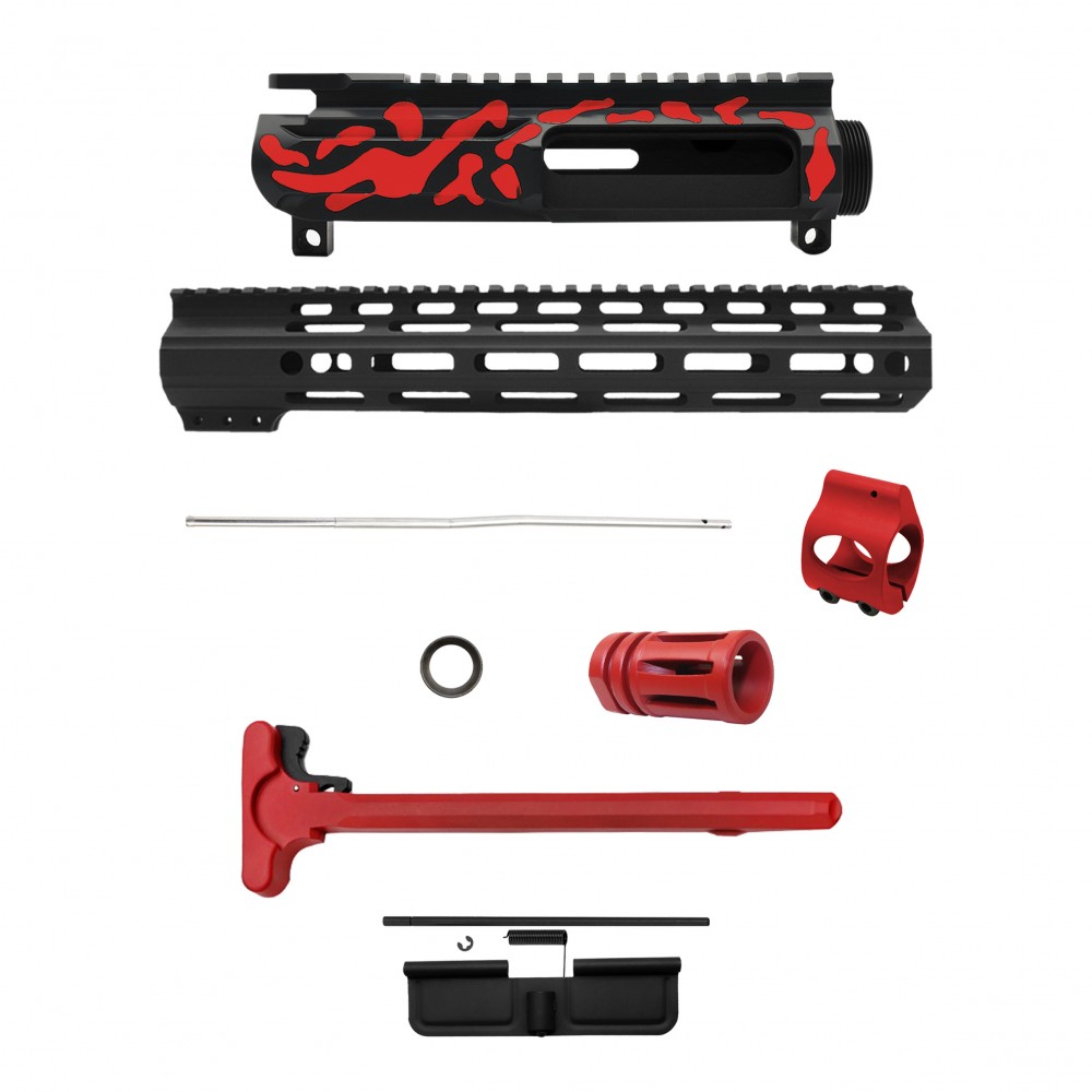 AR-15 .223/5.56 16" BARREL W/ HANDGUARD SIZE OPTION | ''RED CAM-FMLUSD'' CARBINE KIT