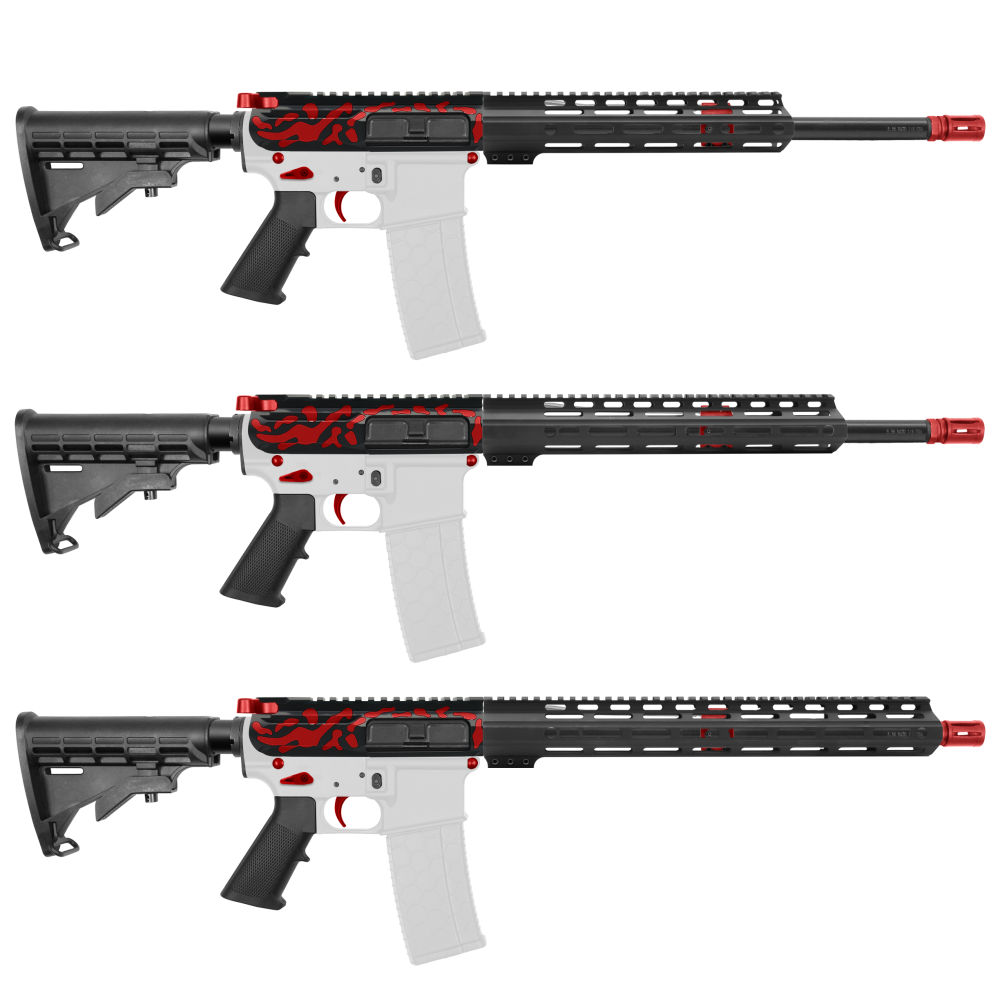 AR-15 .223/5.56 16" BARREL W/ HANDGUARD SIZE OPTION | ''RED CAM-FMLUSD'' CARBINE KIT