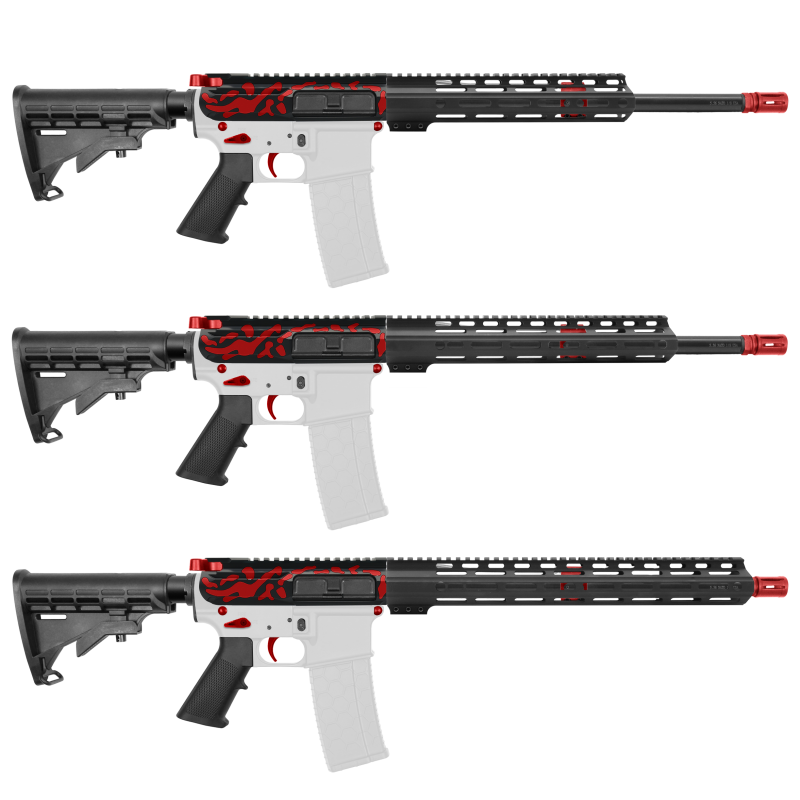 AR-15 .223/5.56 16" BARREL W/ HANDGUARD SIZE OPTION | ''RED CAM-FMLUSD'' CARBINE KIT