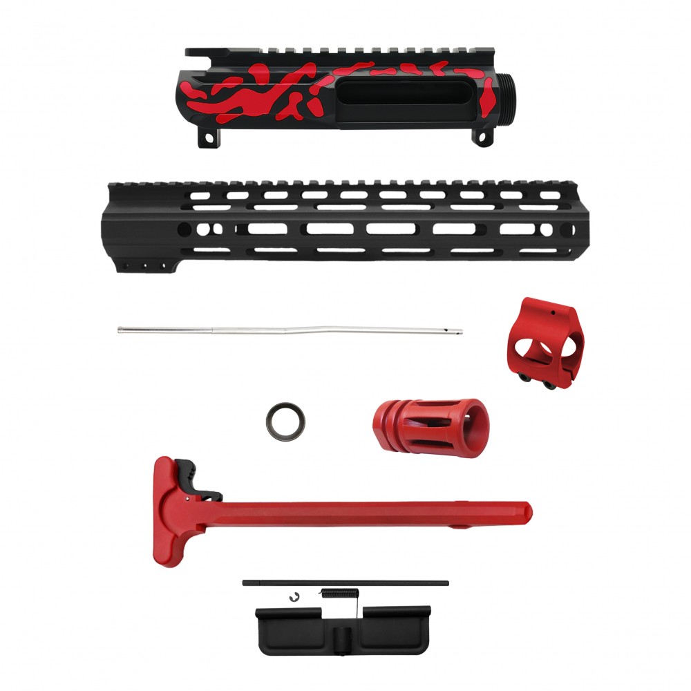 AR-15 .223/5.56 16" BARREL W/ HANDGUARD SIZE OPTION | ''RED CAM-FMLUSD'' CARBINE KIT