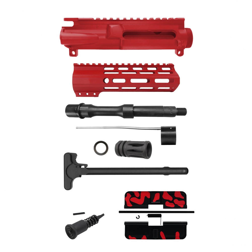 AR-15 .223/5.56 7" BARREL W/ 7'' HANDGUARD ''RED CAM-FMLUSD-7'' PISTOL KIT