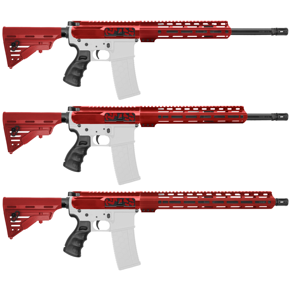 AR-15 .223/5.56 16" BARREL W/ HANDGUARD SIZE OPTION | ''RED CAM-FMLUSD-V2'' CARBINE KIT