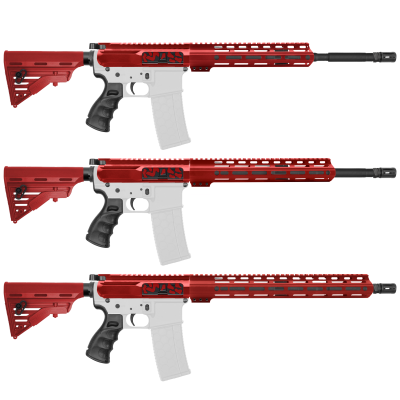 AR-15 .223/5.56 16" BARREL W/ HANDGUARD SIZE OPTION | ''RED CAM-FMLUSD-V2'' CARBINE KIT