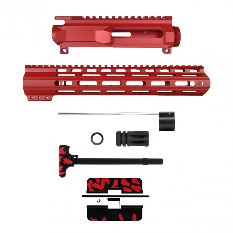 AR-15 .223/5.56 16" BARREL W/ HANDGUARD SIZE OPTION | ''RED CAM-FMLUSD-V2'' CARBINE KIT