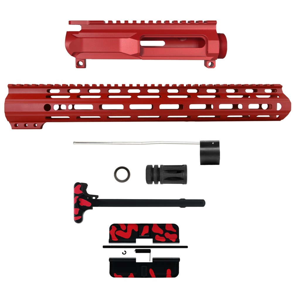 AR-15 .223/5.56 16" BARREL W/ HANDGUARD SIZE OPTION | ''RED CAM-FMLUSD-V2'' CARBINE KIT