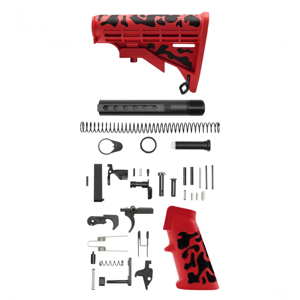 AR-15 .223/5.56 16" BARREL W/ HANDGUARD SIZE OPTION | ''RED CAM-FSSM'' CARBINE KIT