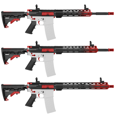 AR-15 .223/5.56 16" BARREL W/ HANDGUARD SIZE OPTION | ''RED GRA'' CARBINE KIT