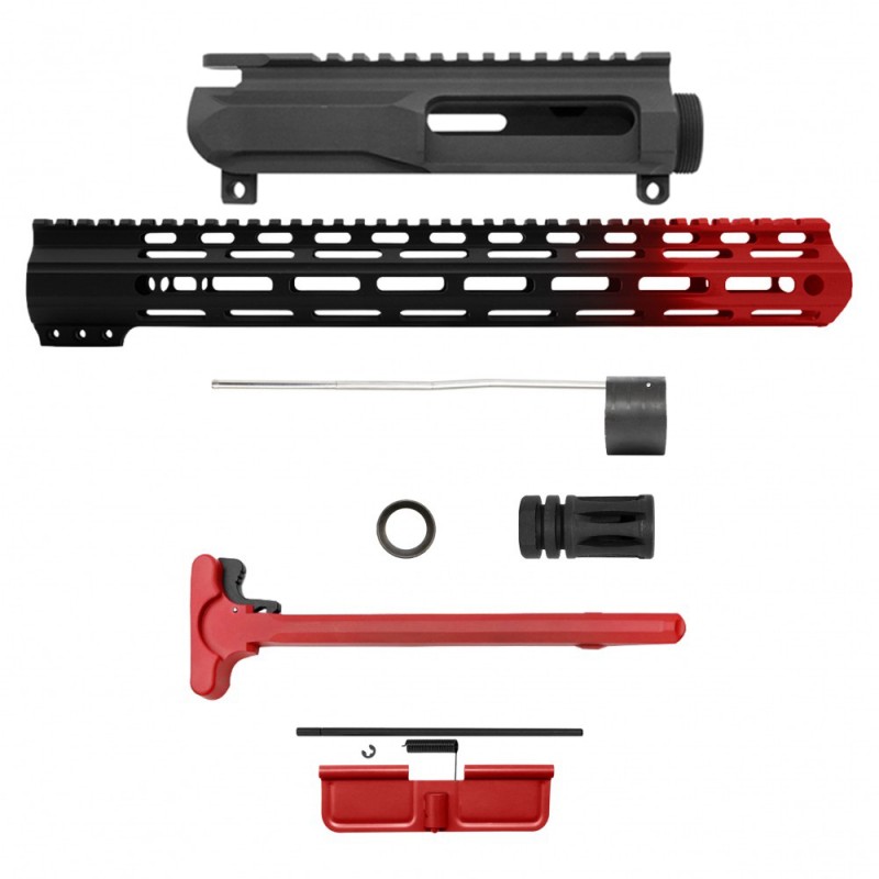 AR-15 .223/5.56 16" BARREL W/ AR-15 ANGLE CUT CLAMP ON M-LOK HANDGUARD | ''RED GRA-15'' CARBINE KIT