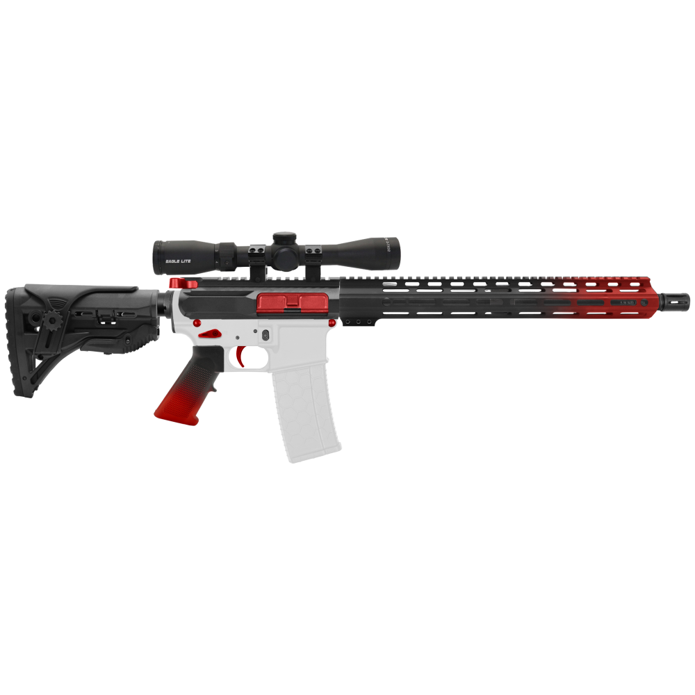 AR-15 .223/5.56 16" BARREL W/ AR-15 ANGLE CUT CLAMP ON M-LOK HANDGUARD | ''RED GRA-15'' CARBINE KIT