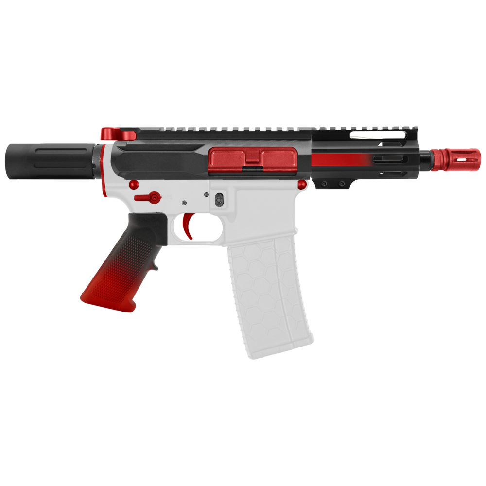 AR-15 .223/5.56 5" BARREL W/ 4'' HANDGUARD | ''RED GRA-4 MARK II '' PISTOL KIT
