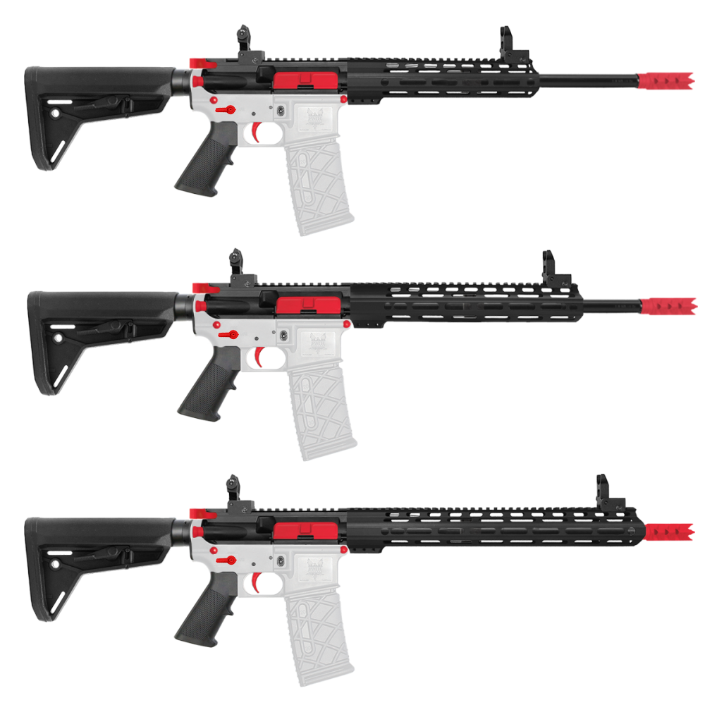 AR-15 .223/5.56 16" Barrel W/ Handguard Length Options| ''RUBER'' Carbine Kit