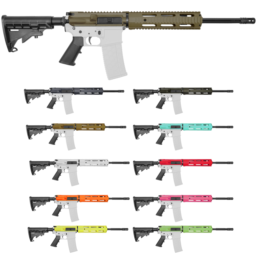 AR-15 .223/5.56 16" Barrel 10" Free Float Handguard | ''SAFEGUARD CERAKOTE'' Carbine Kit