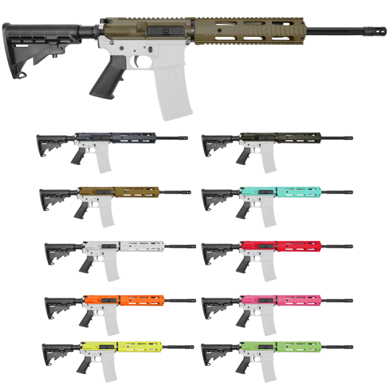 AR-15 .223/5.56 16" Barrel 10" Free Float Handguard | ''SAFEGUARD CERAKOTE'' Carbine Kit