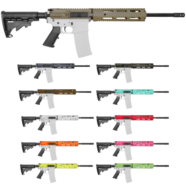 AR-15 .223/5.56 16" Barrel 10" Free Float Handguard | ''SAFEGUARD CERAKOTE'' Carbine Kit