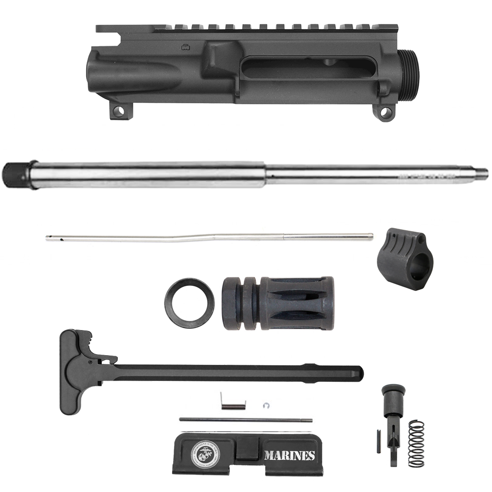 AR-15 .223 Wylde 18" Stainless Steel Barrel W/ 10" or 12” Key Mod Handguard| " SEMPER FI" Carbine Kit