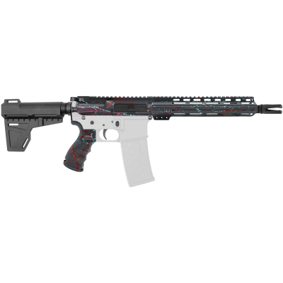 AR-15 .223/5.56 10" Barrel  W/ 10'' Handguard | ''SGY SPLATTER MARK II'' Pistol Kit