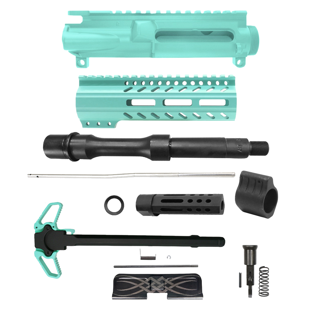 AR-15 .223/5.56 7.5" Barrel 7" M Lok Handguard with Cerakote Color Options| ''SHADE'' Pistol Kit