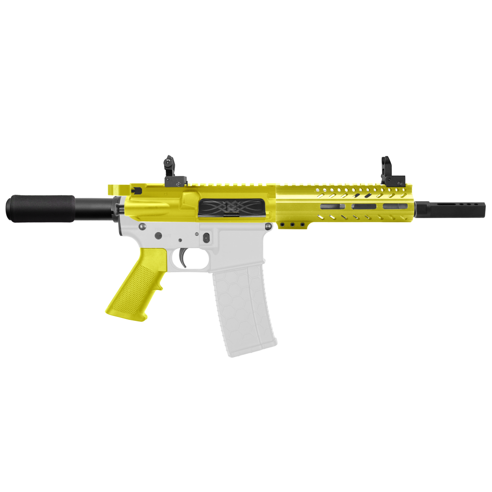 AR-15 .223/5.56 7.5" Barrel 7" M Lok Handguard with Cerakote Color Options| ''SHADE'' Pistol Kit