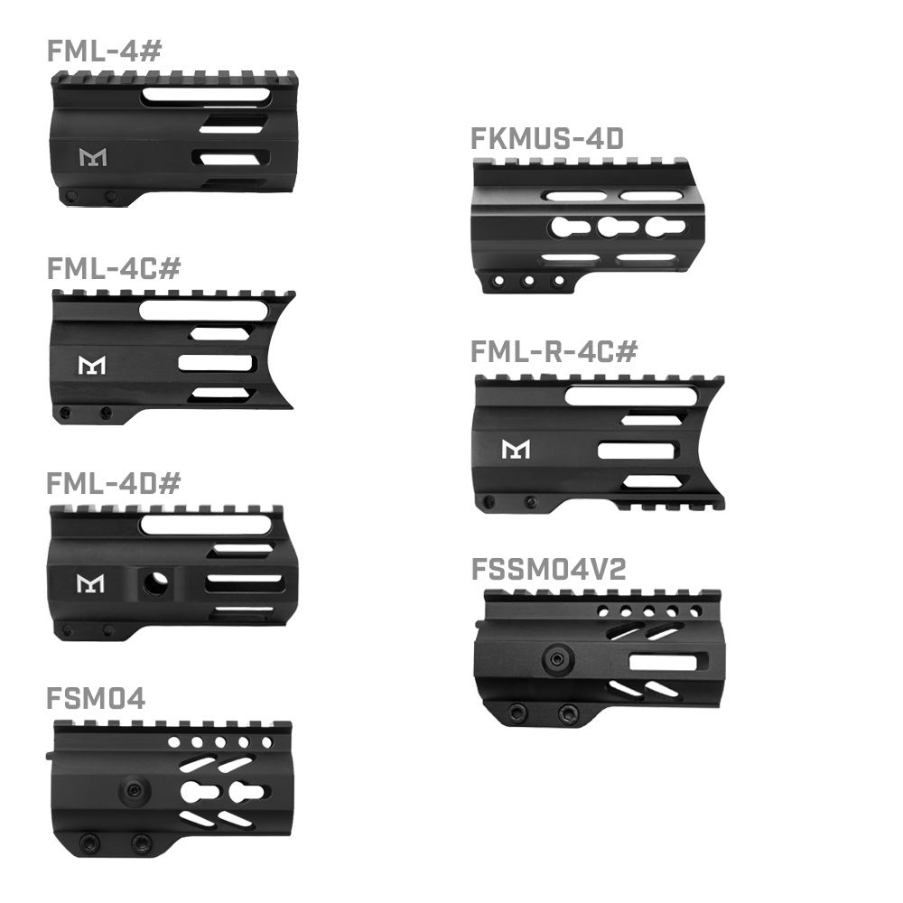 AR-15 .223/5.56 5" Barrel W/ 4" M Lok Handguard Options| " SOUND BLASTER " Pistol Kit