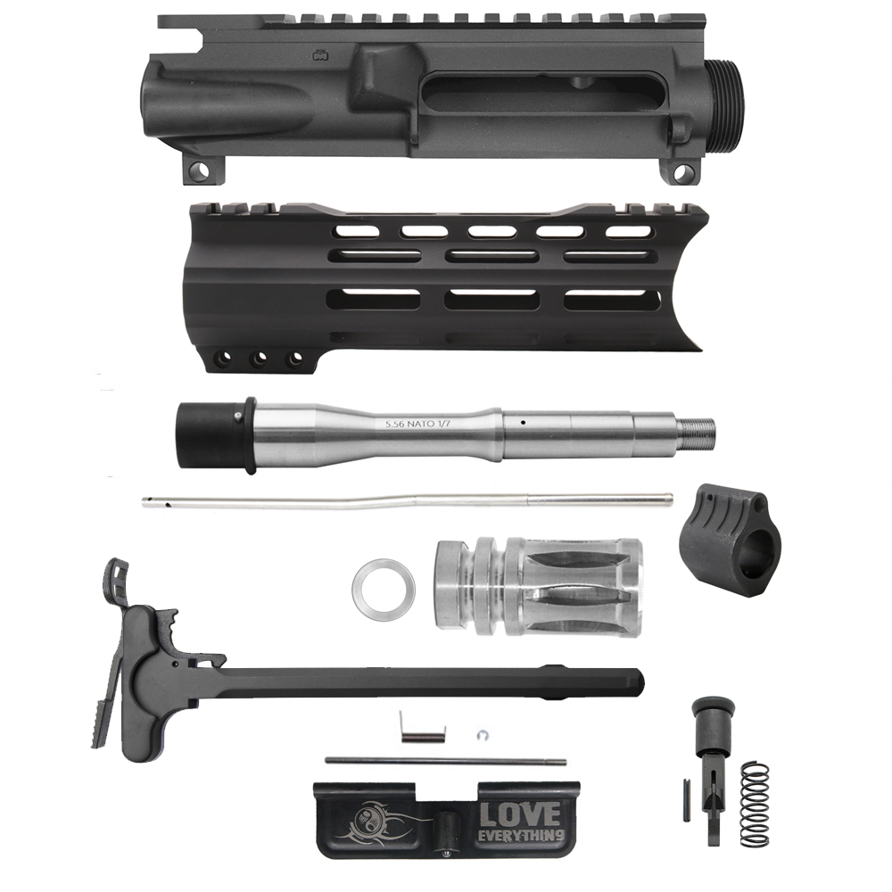 AR-15 .223/5.56 7" Barrel W/ 7" M Lok Handguard| " SOUND CANNON " Pistol Kit