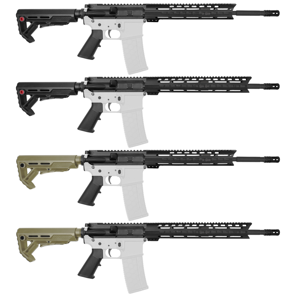 AR-15 5.56 16" Barrel W/ 10'' 12'' 15'' Handguard Option | ''ST01'' Carbine Kit