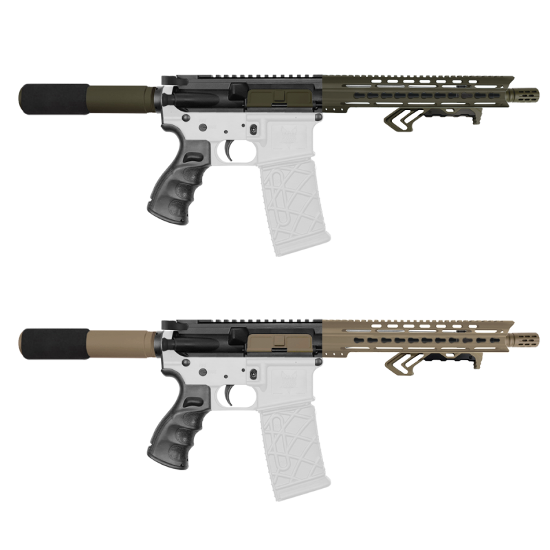 AR-15 .223/5.56 10.5" Barrel W/ 10’' Handguard Key mod| ''TERRA'' Pistol Kit