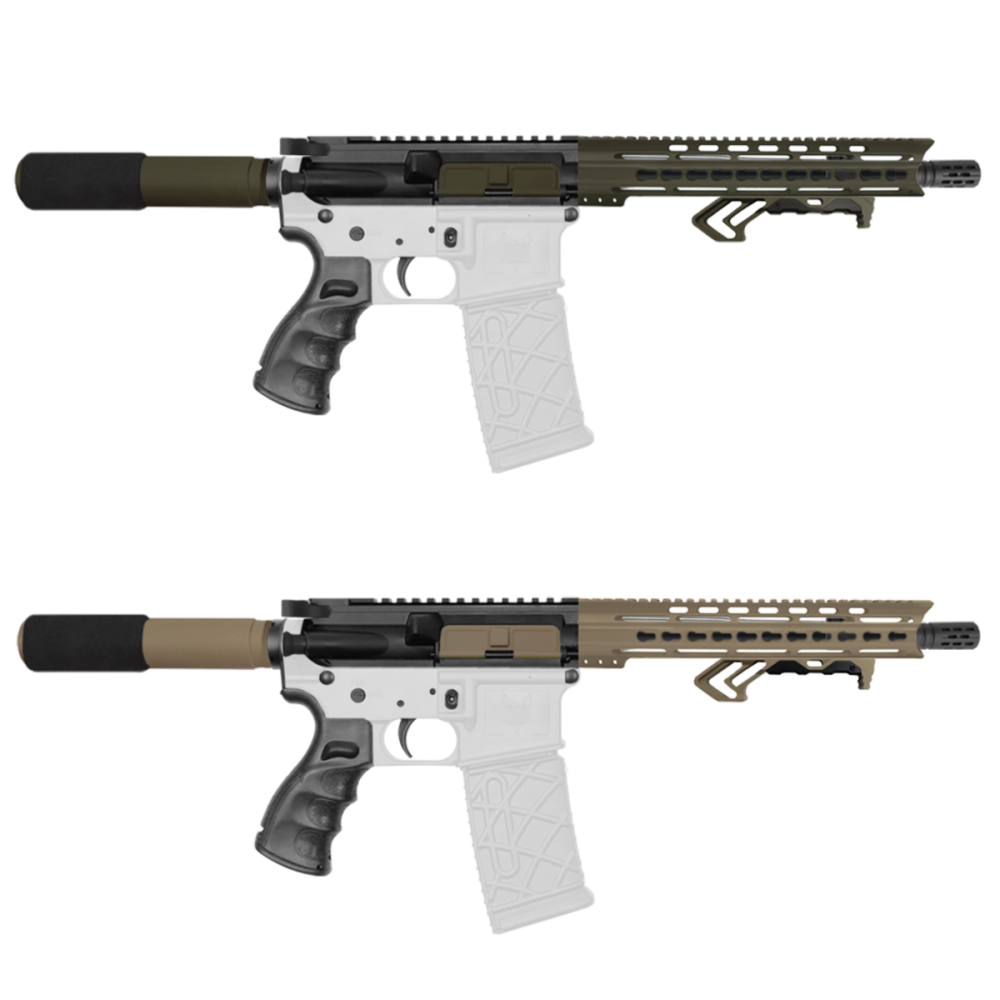 AR-15 .223/5.56 10.5" Barrel W/ 10'' Handguard Key mod| ''TERRA'' Pistol Kit