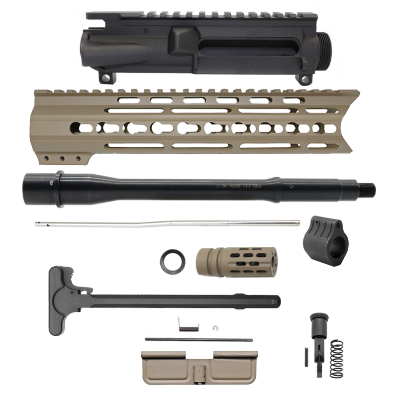 AR-15 .223/5.56 10.5" Barrel W/ 10’' Handguard Key mod| ''TERRA'' Pistol Kit AR-15 .223/5.56 10.5" Barrel W/ 10’' Handguard Key mod| ''TERRA'' Pistol Kit
