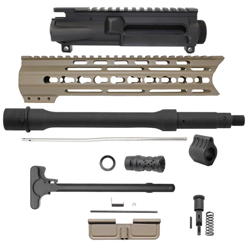 AR-15 .223/5.56 10.5" Barrel W/ 10'' Handguard Key mod| ''TERRA'' Pistol Kit