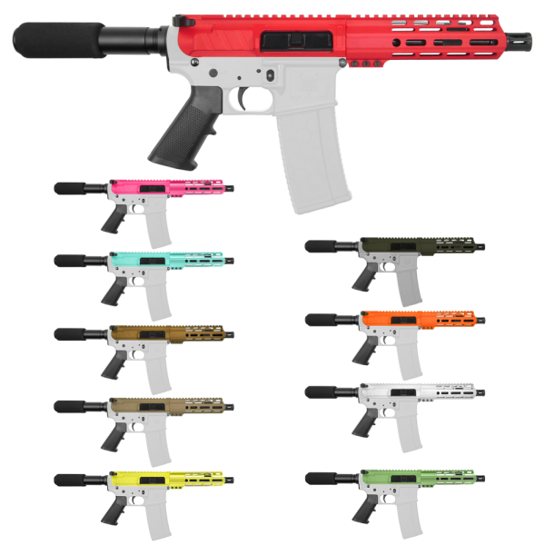 AR-15 .223/5.56 7" Barrel 7" M-LOK Handguard | ''THE CUPID'' Pistol Kit AR-15 .223/5.56 7" Barrel 7" M-LOK Handguard | ''THE CUPID'' Pistol Kit