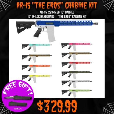 AR-15 .223/5.56 16" Barrel 15" M-LOK Handguard | ''THE EROS'' Carbine Kit