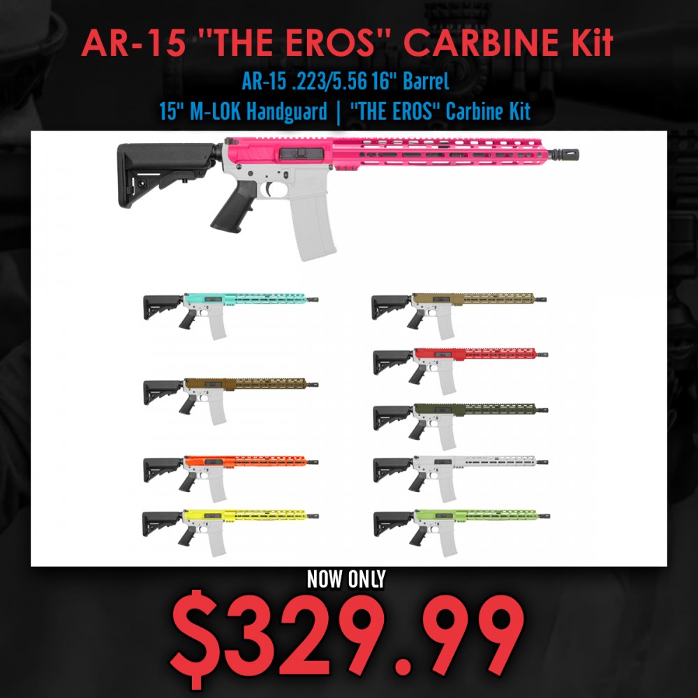 AR-15 .223/5.56 16" Barrel 15" M-LOK Handguard | ''THE EROS'' Carbine Kit