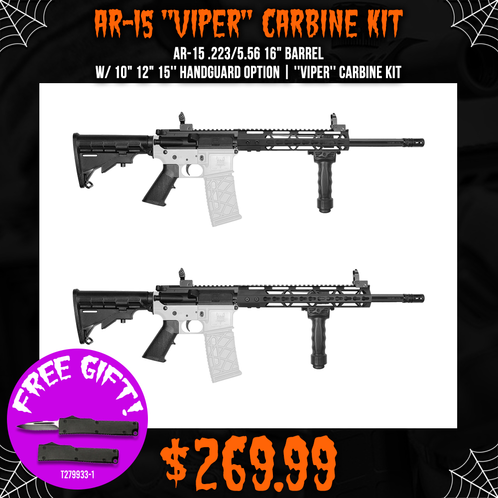 AR-15 .223/5.56 16" Barrel W/ 10" 12" 15'' Handguard option | ''VIPER'' Carbine Kit AR-15 .223/5.56 16" Barrel W/ 10" 12" 15'' Handguard option | ''VIPER'' Carbine Kit