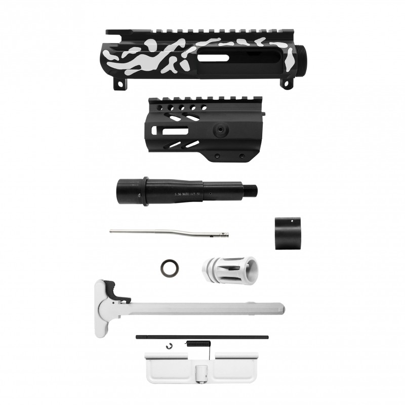 AR-15 .223/5.56 5" BARREL W/ 4'' HANDGUARD | ''WHI CAM-FSSM04V2'' PISTOL KIT